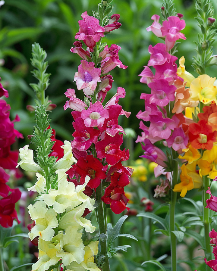Snapdragon Tetraploid Seeds Antirrhinum Majus Nanum Mixed Flowers