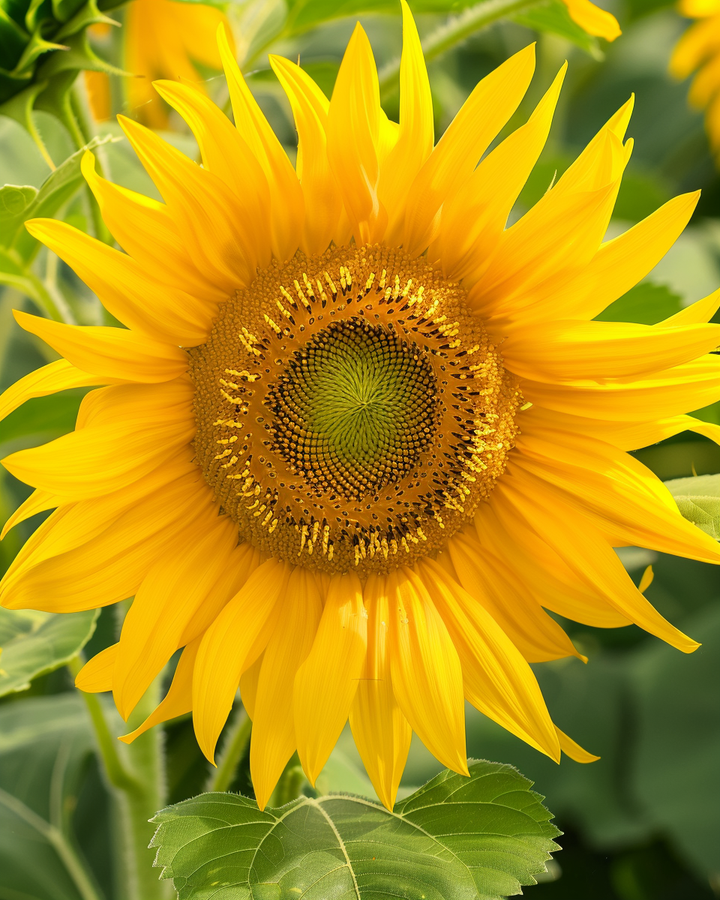 Low Sunflower Seeds Helianthus Annuus Irish Eyes Variety