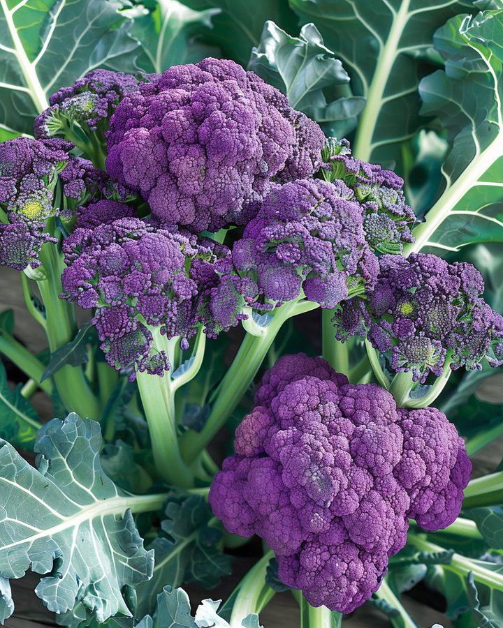 Purple Broccoli Seeds Brassica Oleracea Summer Variety
