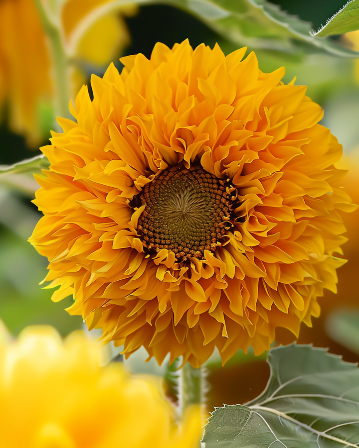 Dwarf Sunflower Seeds Sungold Double Helianthus Annuus Annual Yellow