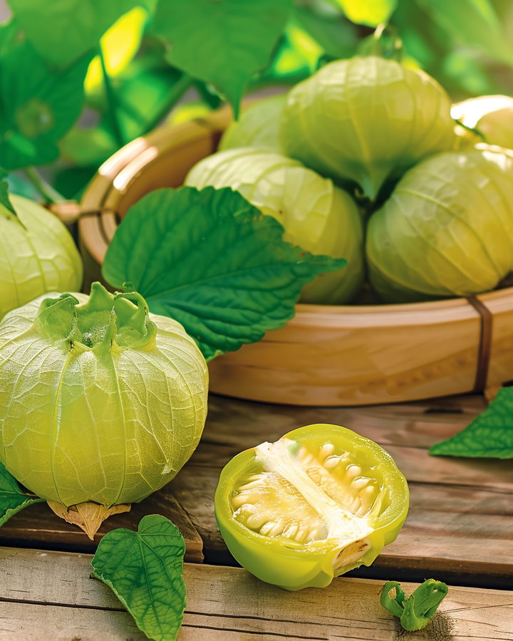 Tomatillo Seeds Physalis Ixocarpa Juicy Sweet Sour Fruits