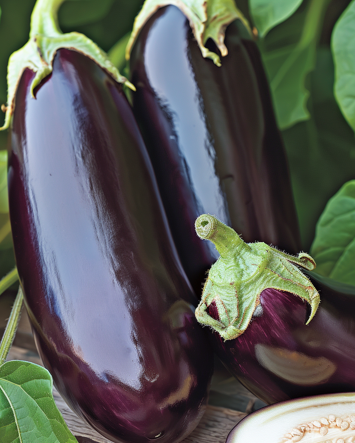 Aubergine Seeds Solanum Melongena Violetta Lunga 2 Variety