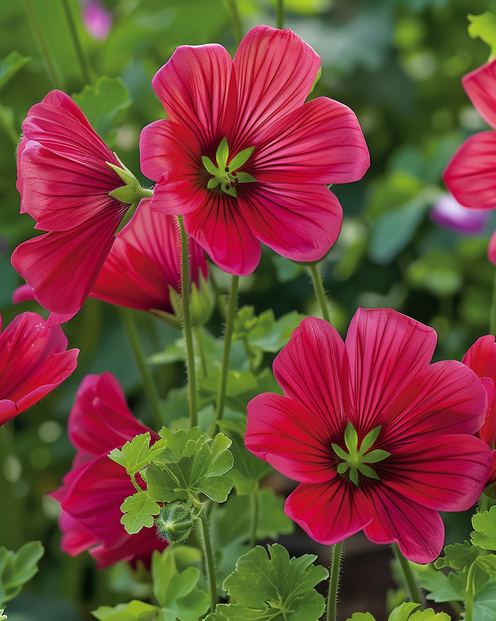 Malope Red Queen Malope Trifida Flower Seeds For Outdoor Sowing