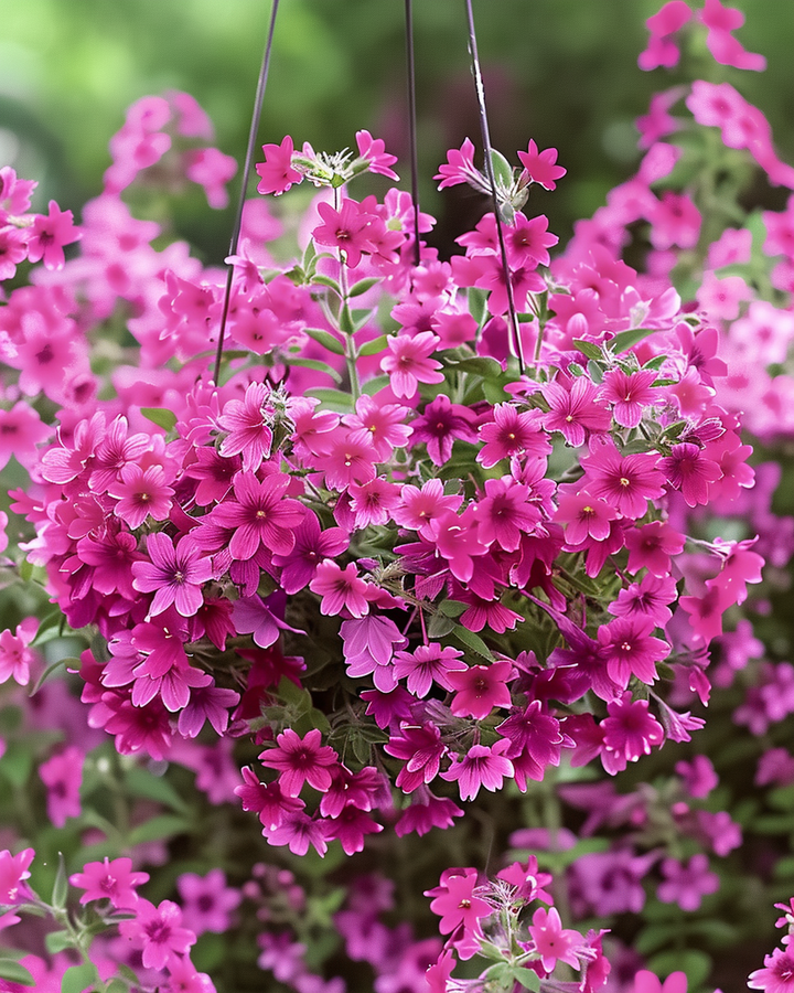 Hanging Silene Seeds Silene Pendula Carmine Semi Double Flowers
