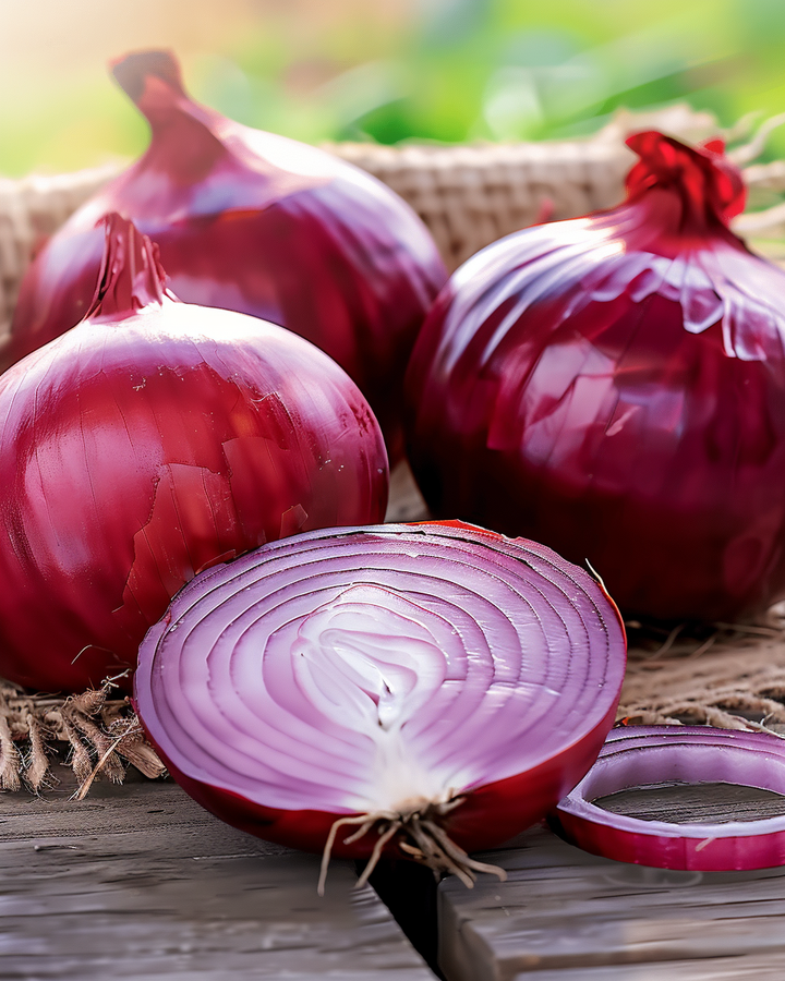 Onion North Holland Blood Red Seeds Allium Cepa Spicy Flavor