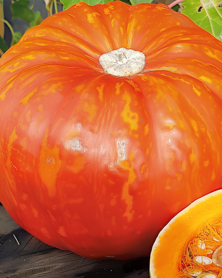 Red Of Etampes Pumpkin Seeds Cucurbita Maxima Vegetable