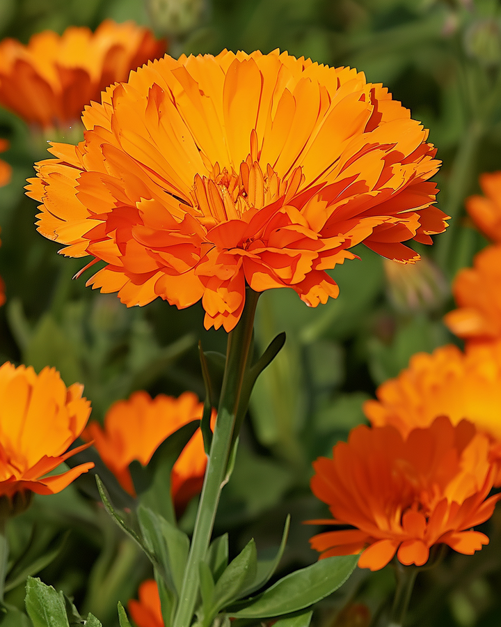 Calendula Seeds Calendula Officinalis Ball's Orange Double-flowered