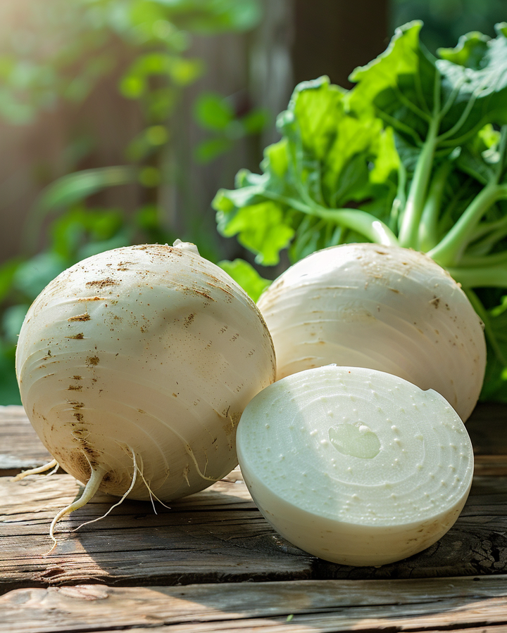 Organic Turnip Seeds Brassica Rapa Var Rapa White May Variety