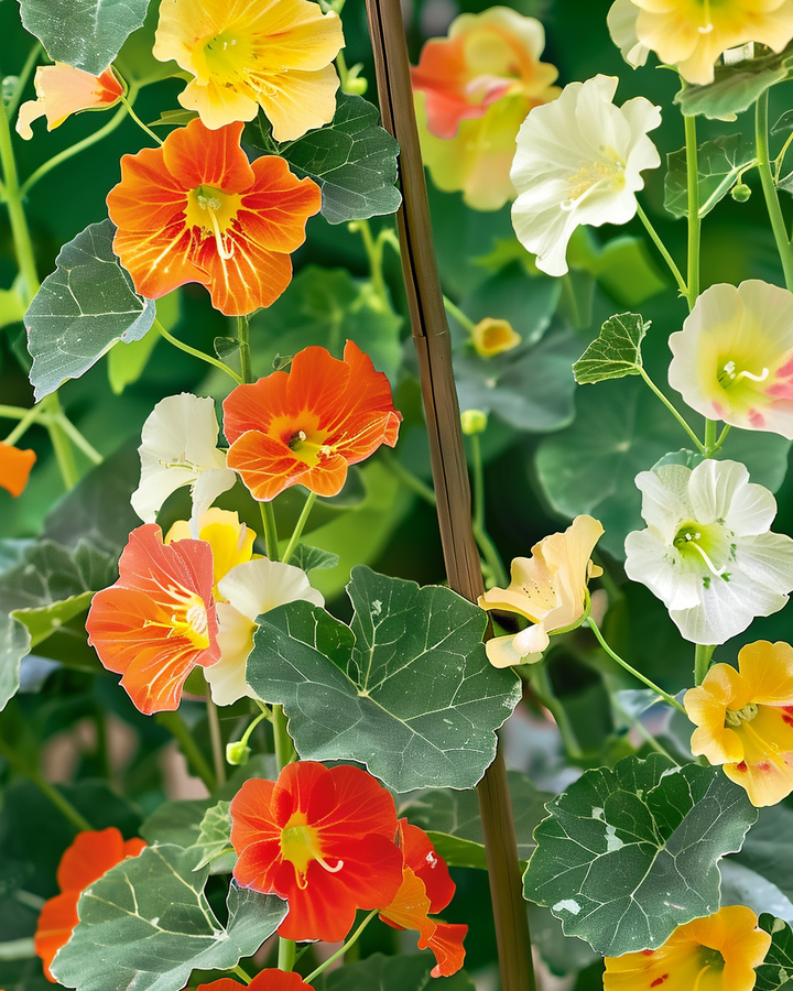 Climbing Nasturtium Seeds Tropaeolum Majus Jewel Of Africa