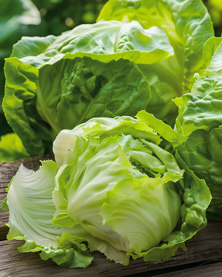 Iceberg Lettuce Seeds Calmar Lactuca Sativa Crisp Head Variety