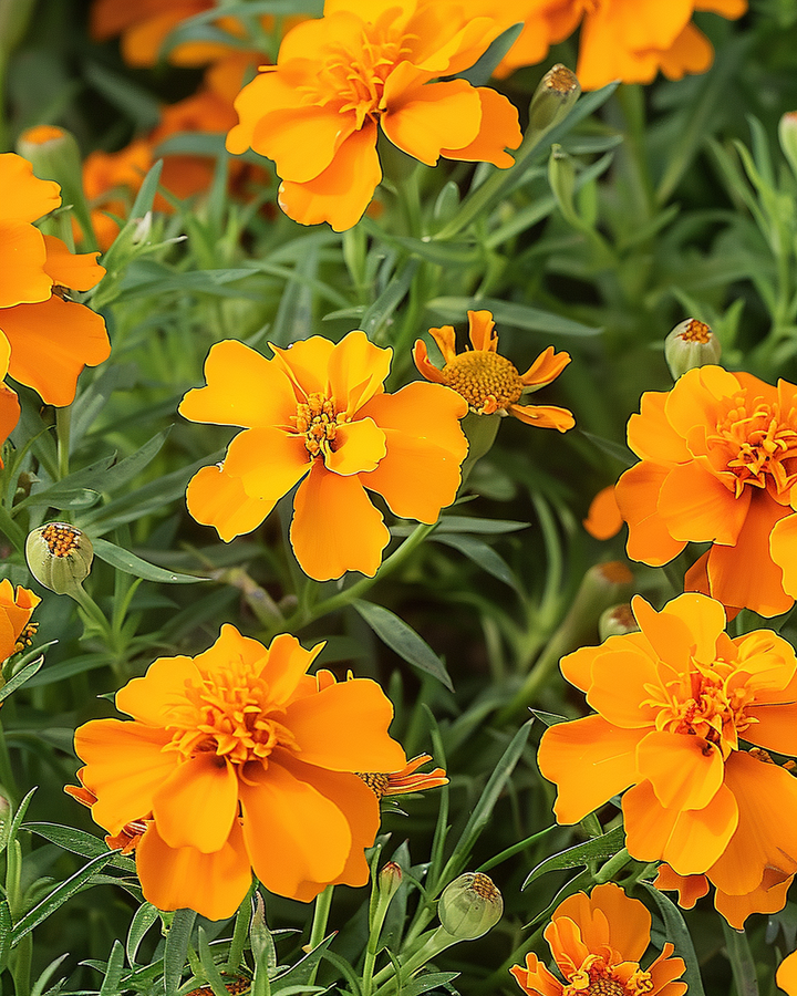 Tagetes Seeds Orange Gem Small Flowers Tagetes Tenuifolia