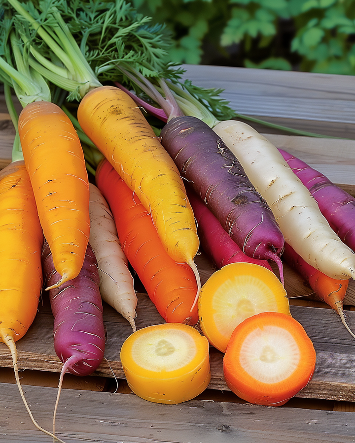 Rainbow Carrot Seeds Daucus Carota F1 Hybrid Vegetable Mix