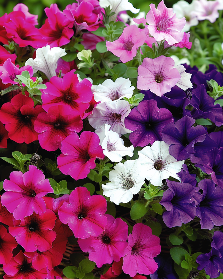 Trailing Petunia Seeds Petunia Pendula Mixed Variety Annual Flowers