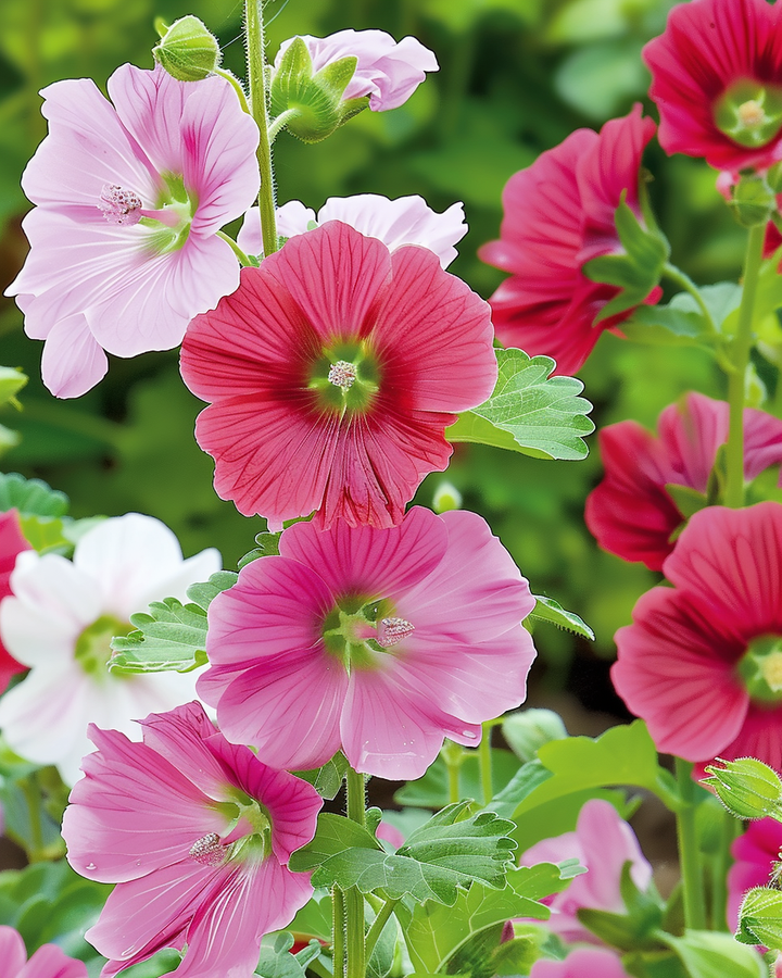 Malope Seeds Malope Trifida Large-Flowered Mixed Colors
