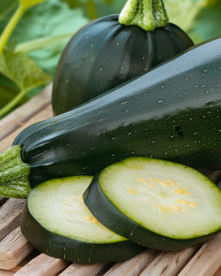 Black Beauty Courgette Seeds Cucurbita Pepo High Yield