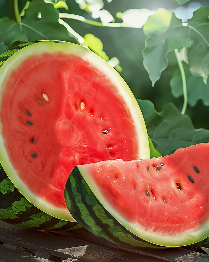 Watermelon Seeds Sugar Baby Citrullus Lanatus Compact Round Fruits