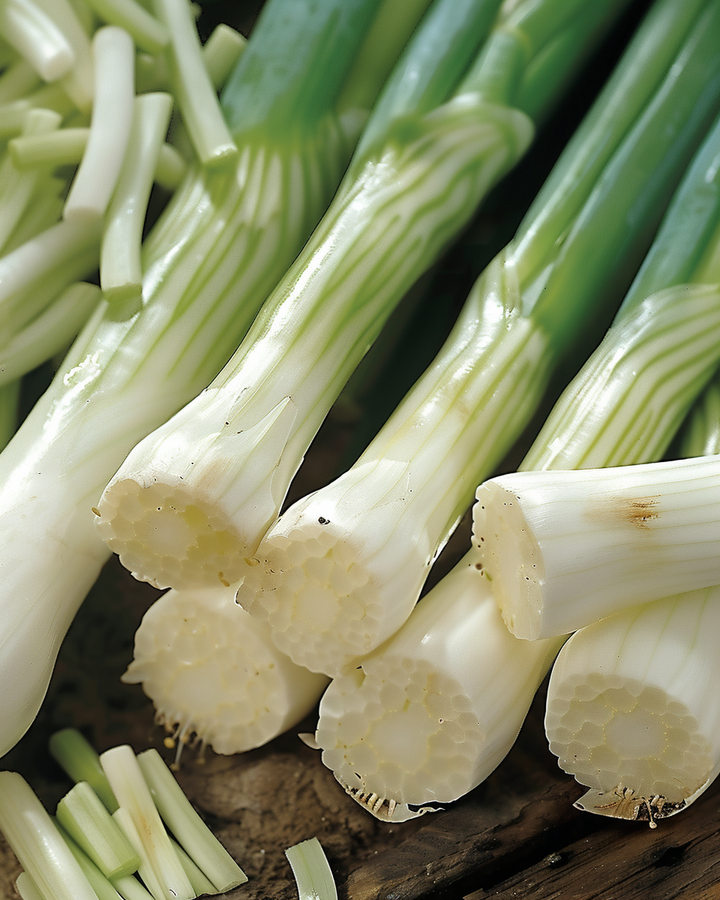 Long White Ishikura Allium Fistulosum Seeds Vegetable Variety