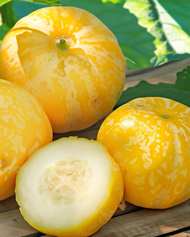 Lemon Apple Cucumber Seeds Cucumis Sativus Sweet Mild Taste