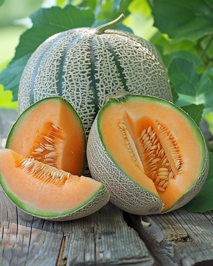 Melon Seeds Zatta Heirloom Honeydew Cucumis Melo Round Ribbed Fruits