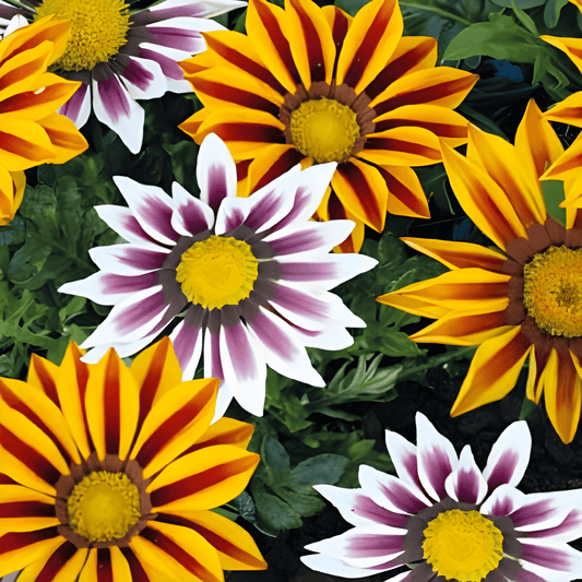 Gazania New Tiger F1 Seeds Gazania Rigens Flowering Annual