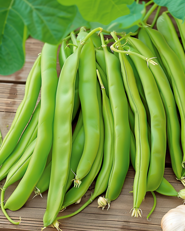 Pole Beans Seeds Phaseolus Vulgaris Rentegever Abundance Type