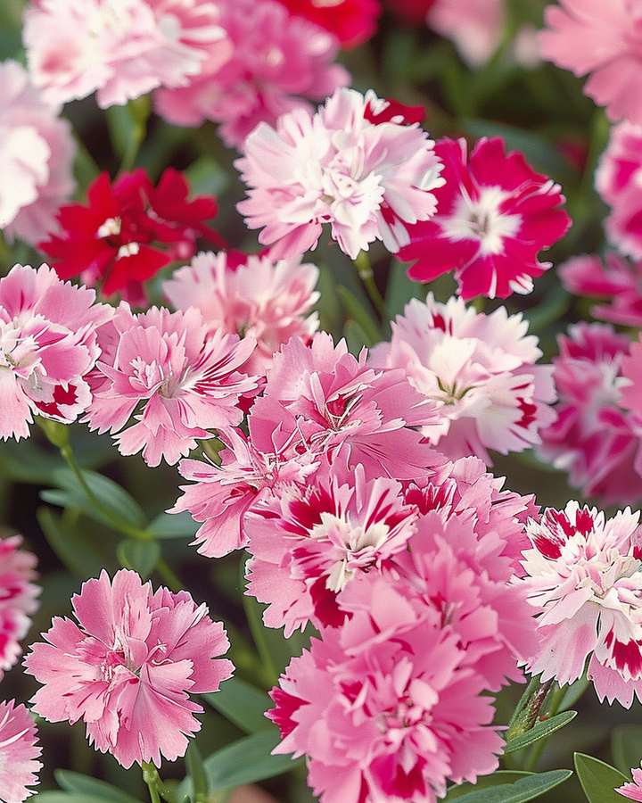 Dianthus Baby's Breath Seeds Dianthus Barbatus Wee Willie Mixed