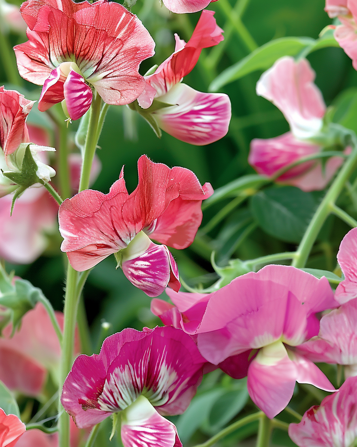 Climbing Sweet Pea Seeds Lathyrus Odoratus Unwin Striped