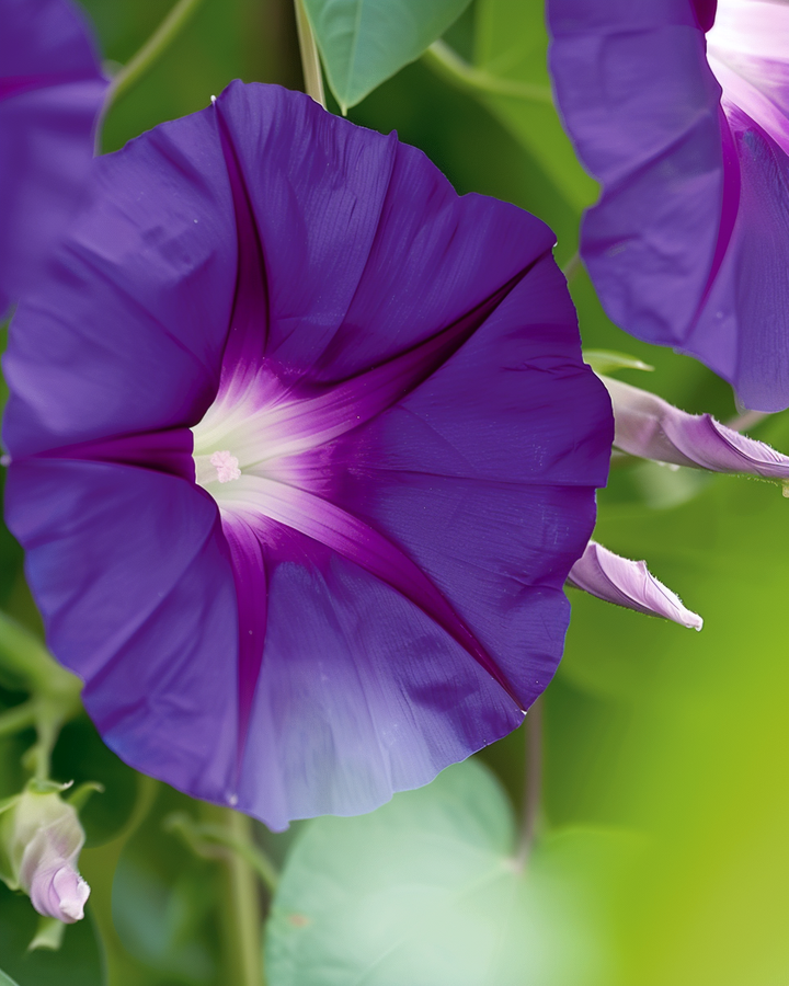 Climbing Morning Glory Seeds Ipomoea Purpurea Purple Flowers