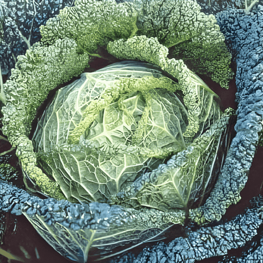 Savoy Cabbage Seeds Brassica Oleracea Tender Winter Vegetable