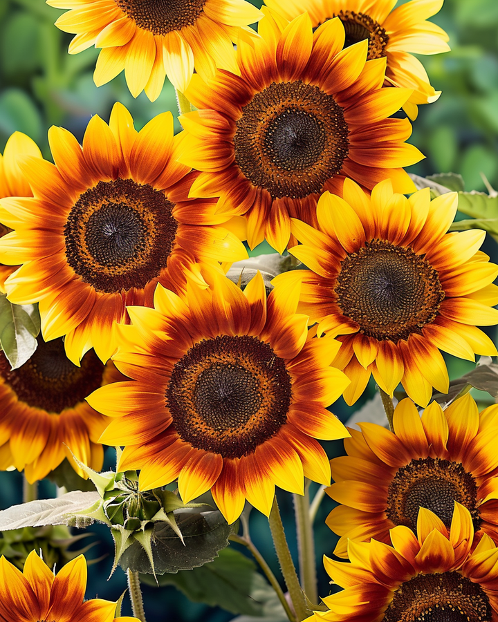 Low Sunflower Seeds Helianthus Annuus Fantasy Variety