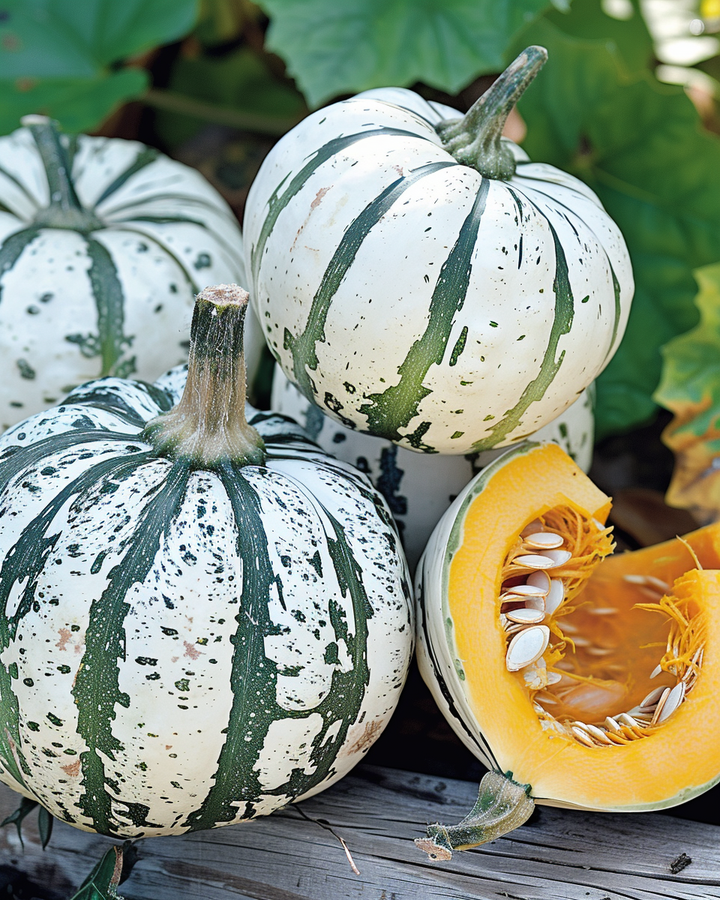 Sweet Dumpling Squash Seeds Cucurbita Pepo Ornamental Winter Squash
