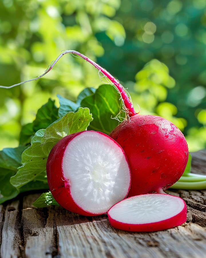 Organic Radish Seeds Saxa 2 Raphanus Sativus Vegetables