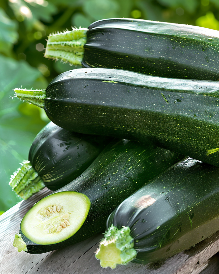 Black Beauty Courgette Seeds Cucurbita Pepo High Yield Vegetable