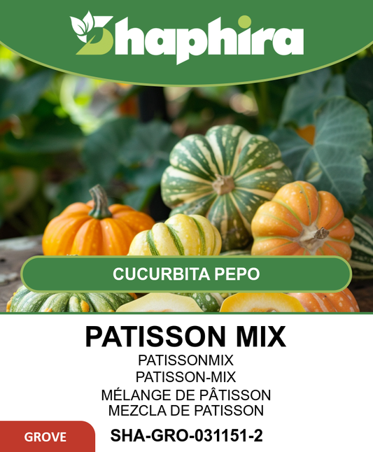 Ornamental Patisson Cucurbita Pepo Seeds Colorful Mix Variety