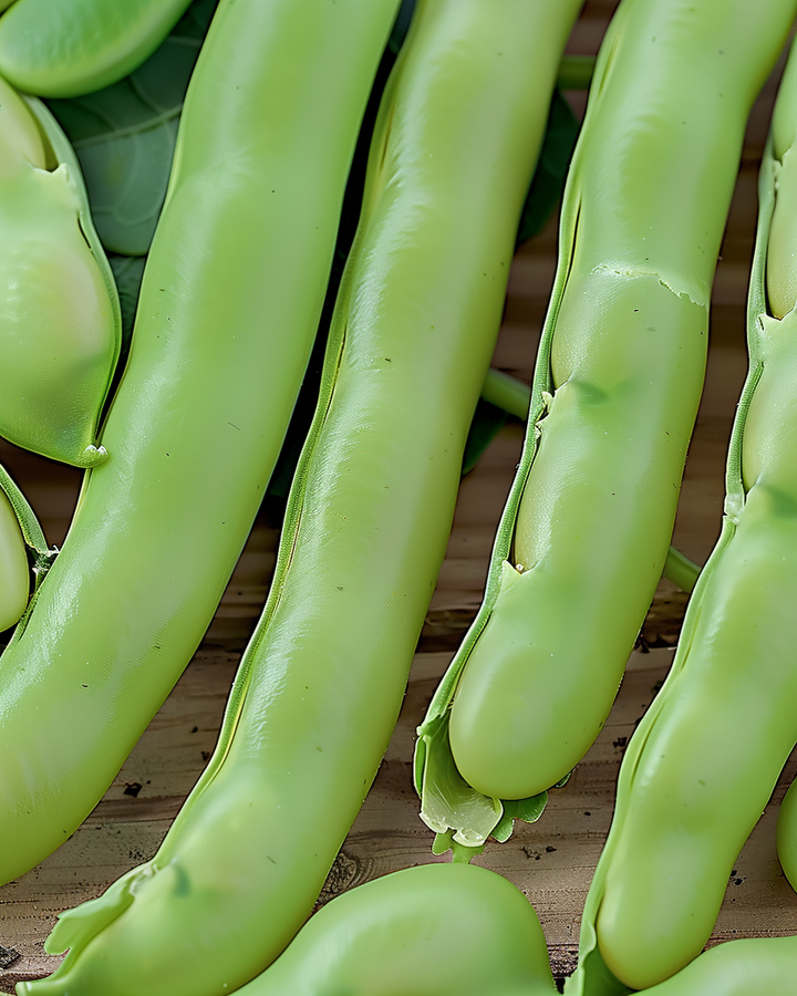 Stamslabonen Beans Seeds Phaseolus Vulgaris Round Fleshy Pods