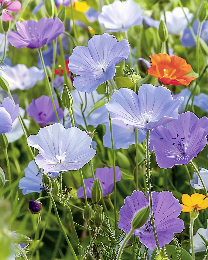 Mixed Wildflower Seeds Linum Usitatissimum Annual Perennial Variety