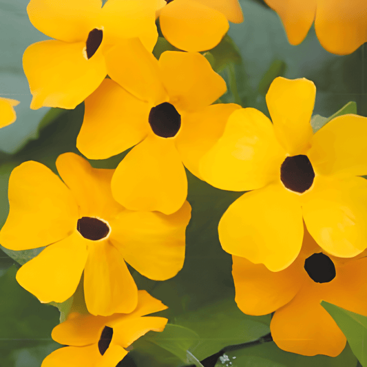 Thunbergia Seeds Thunbergia Alata Orange Yellow Flowers Annual