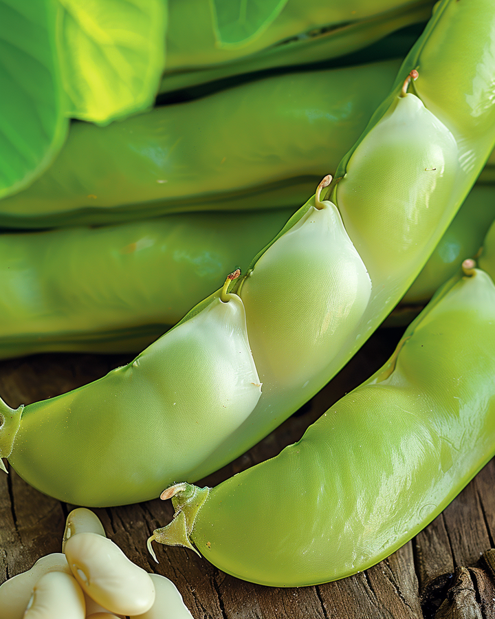 Broad Bean Seeds Phaseolus Coccineus Large Farmer's Beans 100g