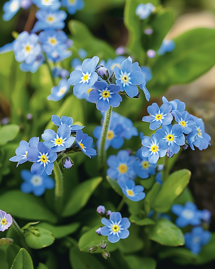 Forget-me-not Seeds Myosotis Alpestris Blue Biennial Flowers