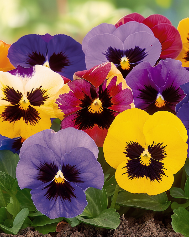 Viola Seeds Aalsmeerse Giants Mixed Viola Wittrockiana