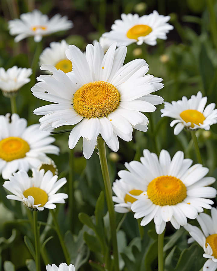 Margriet Daisy Seeds Chrysanthemum Leucanthemum Pure White Flowers