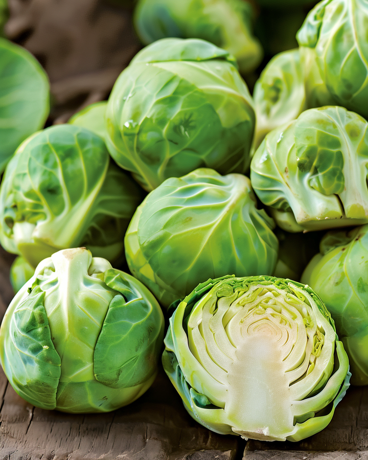 Organic Brussels Sprouts Doric F1 Seeds Brassica Oleracea Vegetables