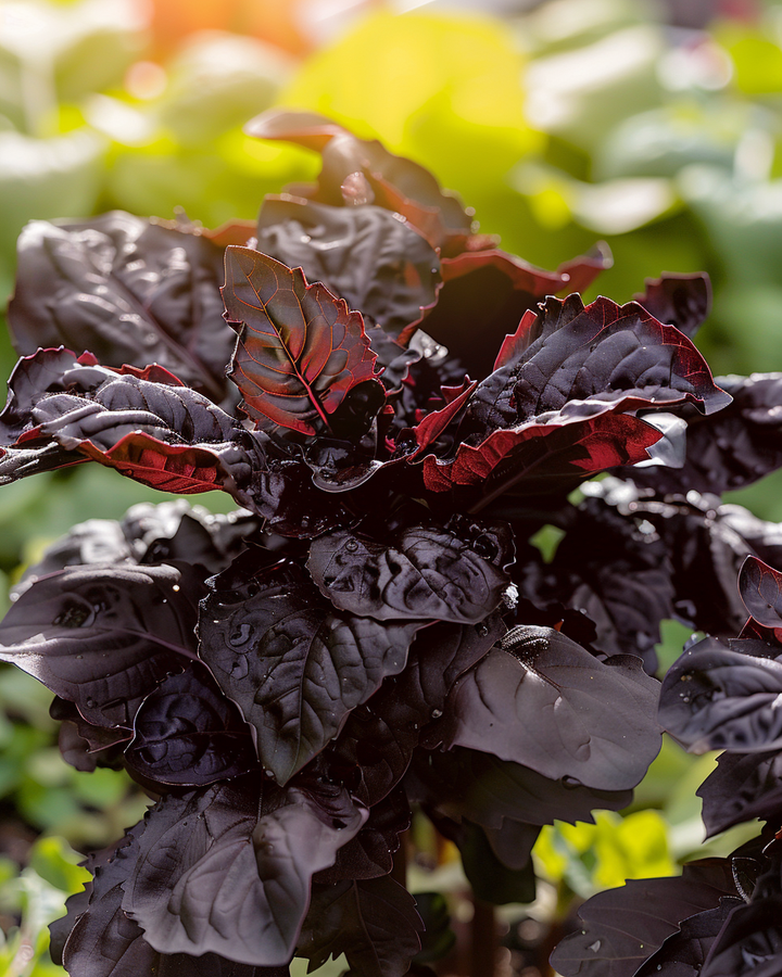 Red Leaf Basil Seeds Ocimum Basilicum Red Lizzy Variety