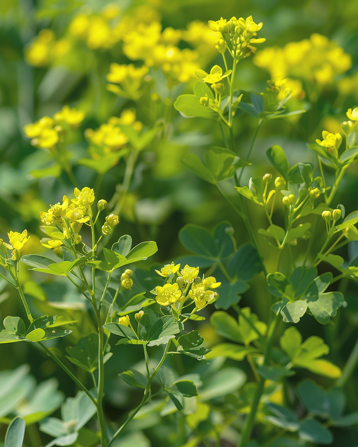 Ruta Graveolens Rue Seeds Hardy Perennial Herb Yellow Flowers