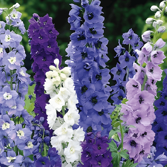 Delphinium Seeds Delphinium Cultorum Giant Pacific Mixed Colors