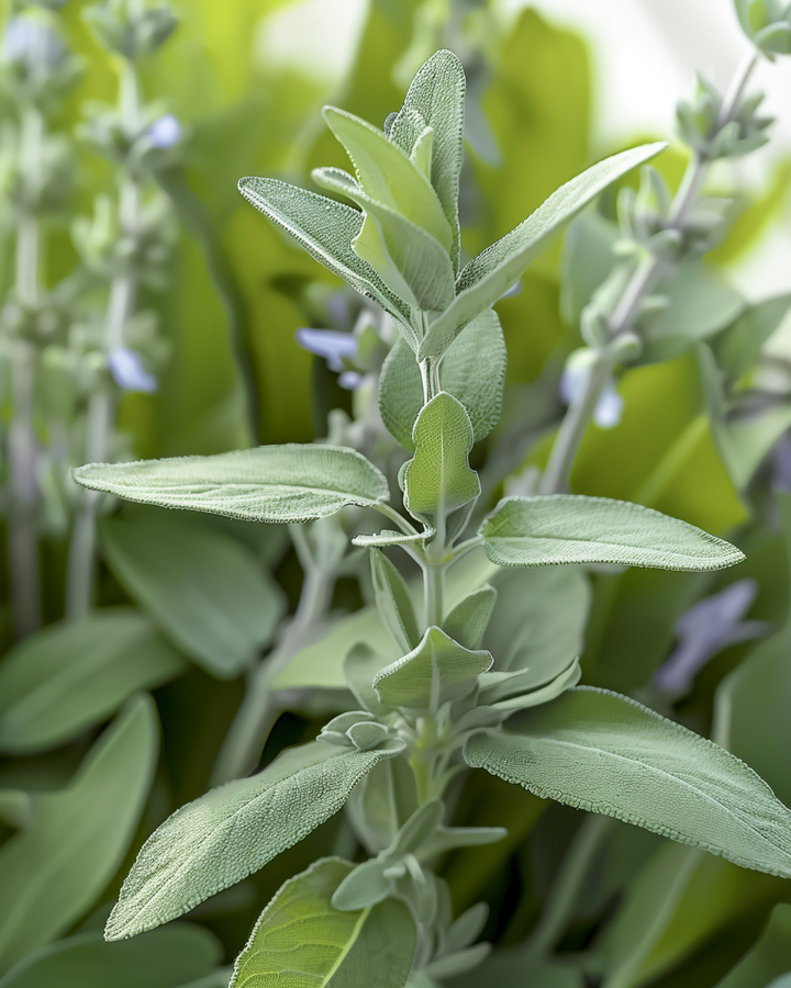 Sage Seeds Salvia Officinalis Aromatic Culinary Herb Blue Flowers