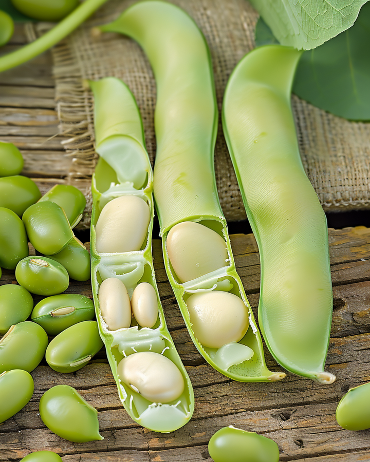 Fava Beans Seeds Vicia Faba Leidse Hangers Variety 100 Grams