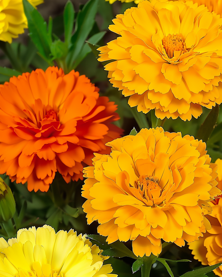 Marigold Seeds Calendula Officinalis L Double Fiesta Mix