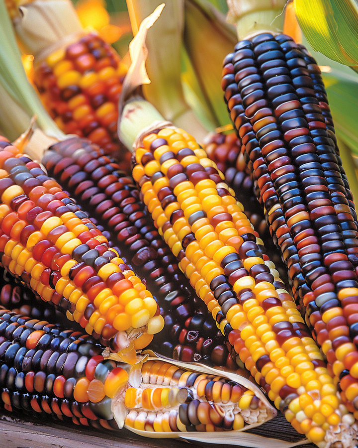 Zea Mays Little Jewels Ornamental Corn Seeds Multicolor Ears Annual