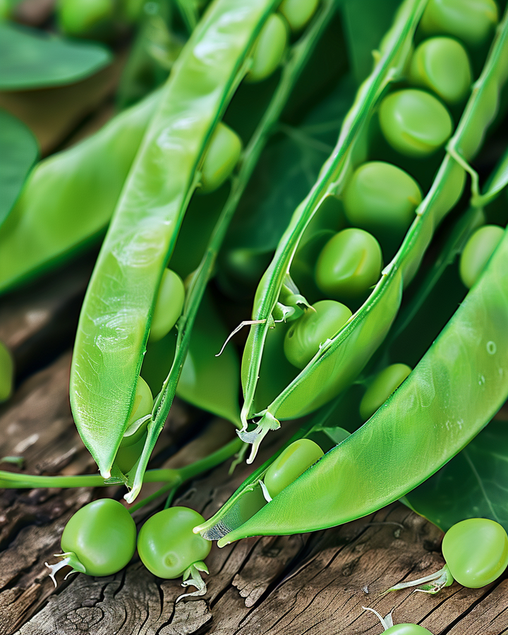 Dwarf Peas Seeds Pisum Sativum Vidor Early Productive Variety